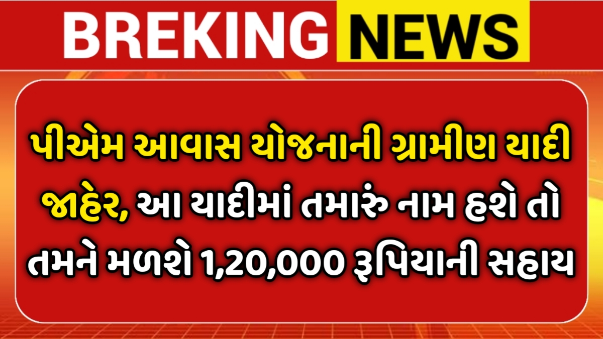 PM Awas Yojana Gramin List